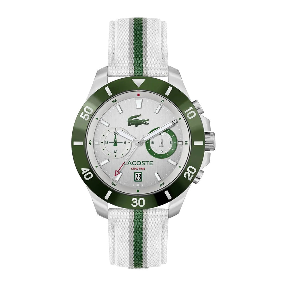 Lacoste Toronga 2011340 – Montre Homme Quartz 44 mm en Acier Inoxydable