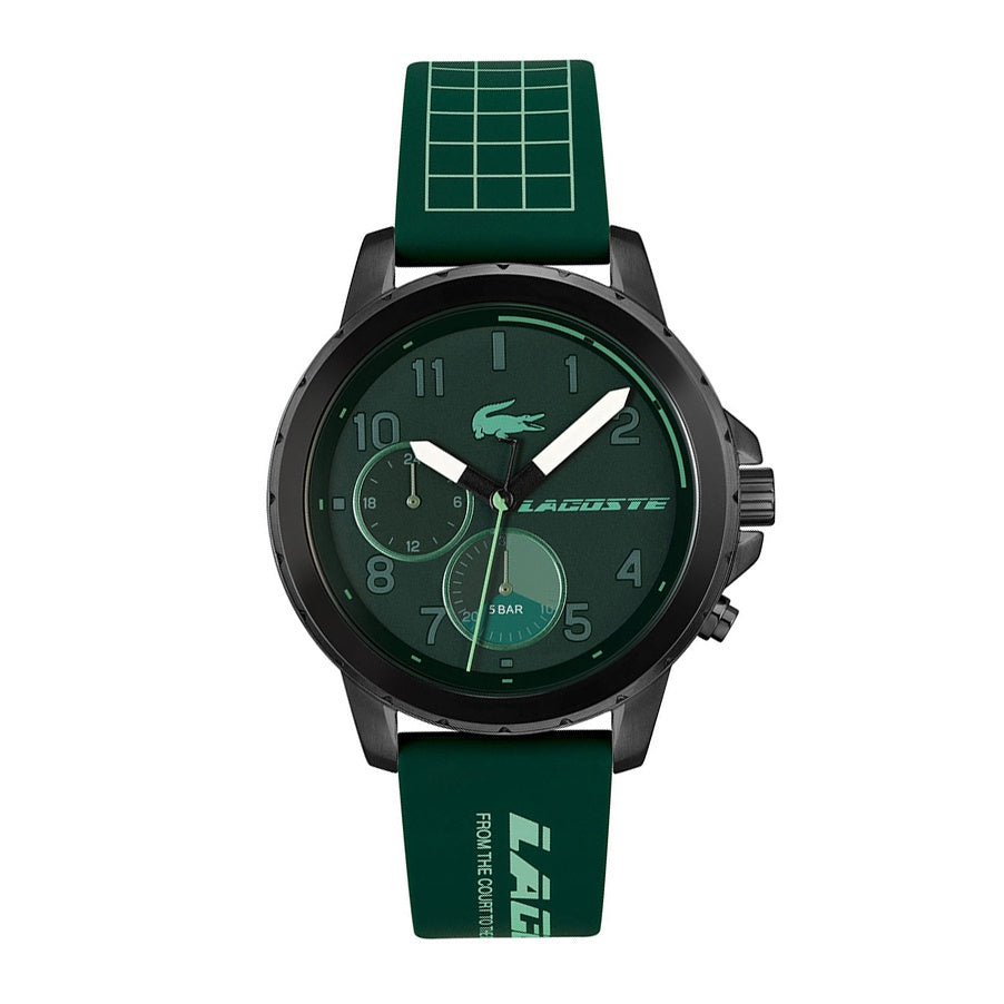 Lacoste Endurance 2011218 – Montre Homme Quartz avec Bracelet Silicone Vert