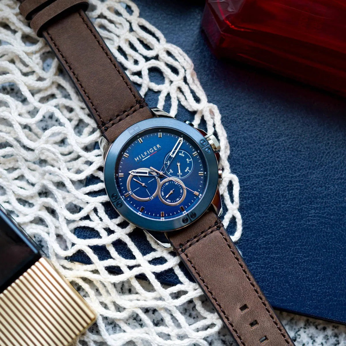 Tommy Hilfiger Harley 1791895 – Montre Homme Quartz  Cuir