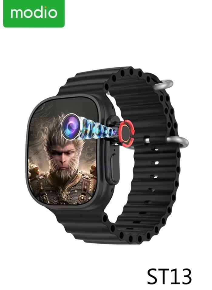 Modio ST13 4G – Smartwatch Avec Sim , Camera Télescopique Avec 3 Bracelets Inclus