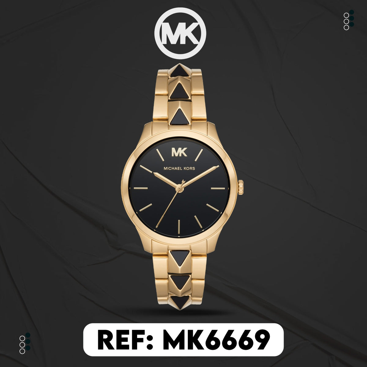Michael Kors MK6669 – Montre Femme en Acier Inoxydable Doré