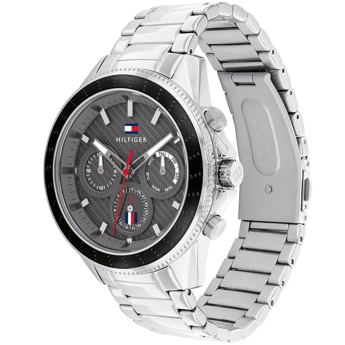 Tommy Hilfiger Aiden 1791857 – Montre Homme en Acier Inoxydable Étanchéité 5 ATM