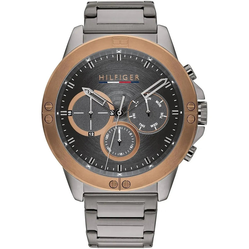 Tommy Hilfiger Harley 1791892 – Montre Homme Quartz en Acier Inoxydable Gris