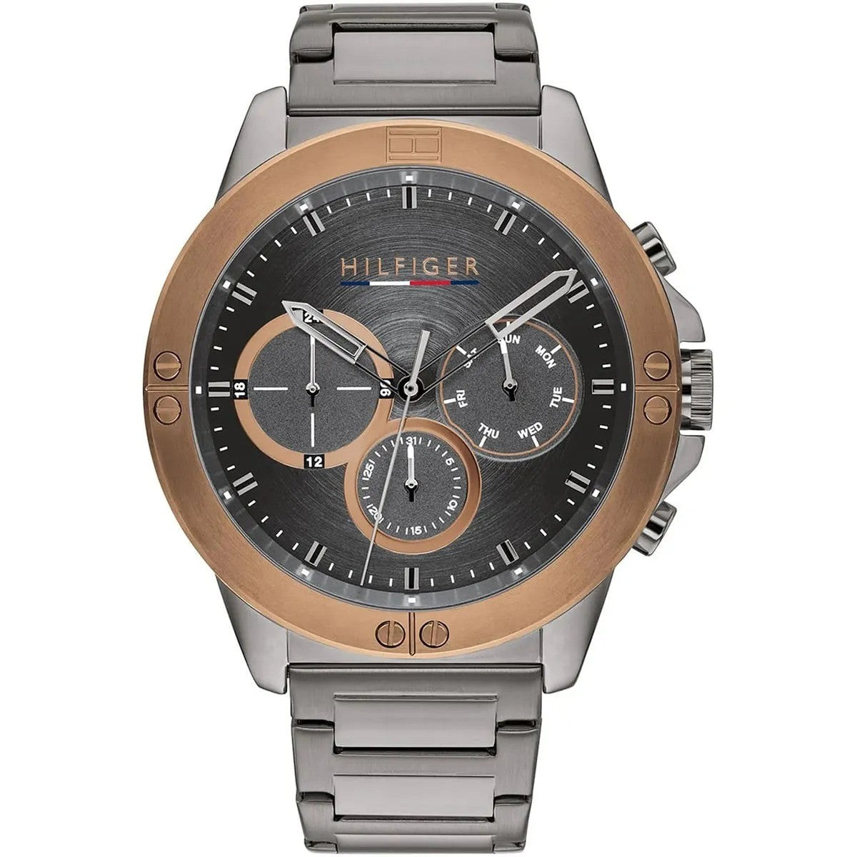 Tommy Hilfiger Harley 1791892 – Montre Homme Quartz en Acier Inoxydable Gris