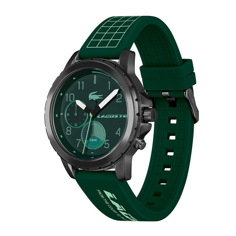 Lacoste Endurance 2011218 – Montre Homme Quartz avec Bracelet Silicone Vert