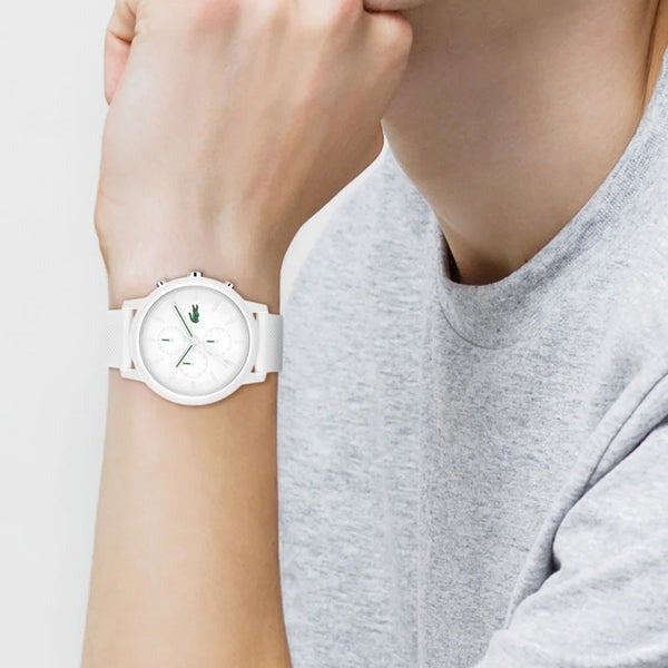 Lacoste 2011246 – Montre Homme Chronographe Quartz avec Bracelet Silicone
