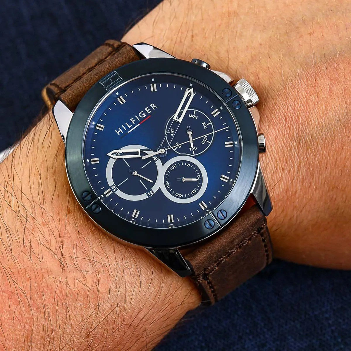 Tommy Hilfiger Harley 1791895 – Montre Homme Quartz  Cuir