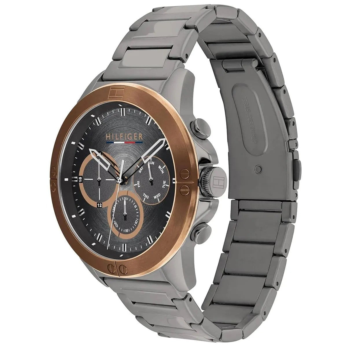 Tommy Hilfiger Harley 1791892 – Montre Homme Quartz en Acier Inoxydable Gris