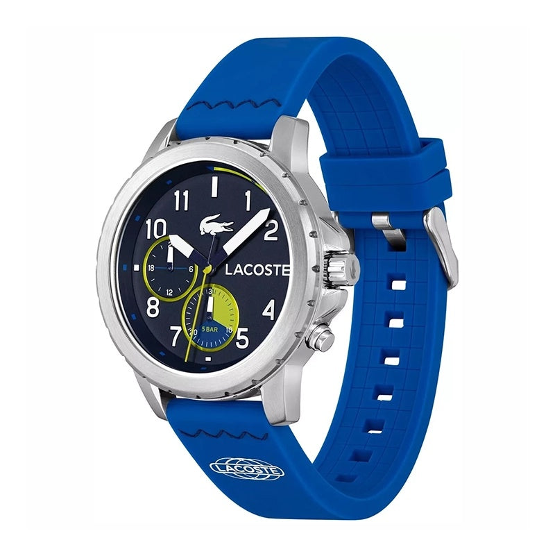 Lacoste Endurance 2011205 – Montre Homme Chronographe Quartz avec Bracelet Silicone