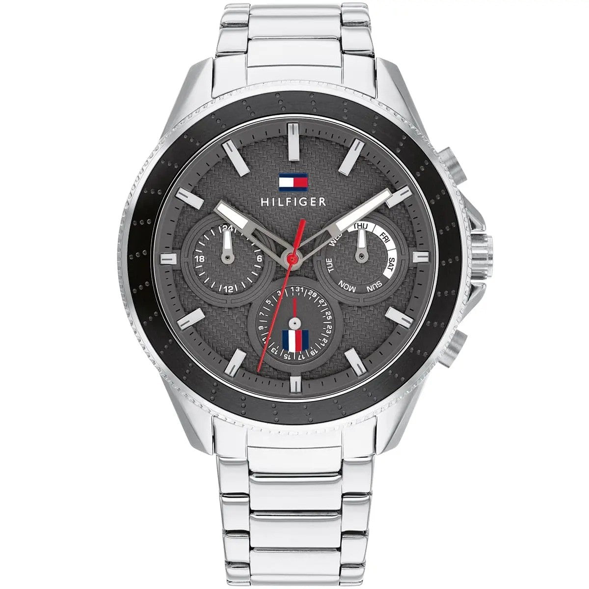 Tommy Hilfiger Aiden 1791857 – Montre Homme en Acier Inoxydable Étanchéité 5 ATM