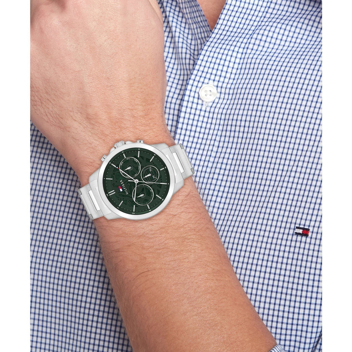 Tommy Hilfiger Henry 1710686 – Montre Homme avec Bracelet en Acier Inoxydable