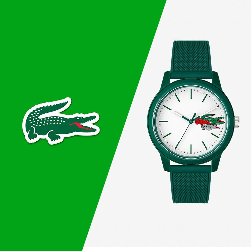 Lacoste.12.12 Holiday 2011135 – Montre Homme avec Bracelet Silicone-Vert