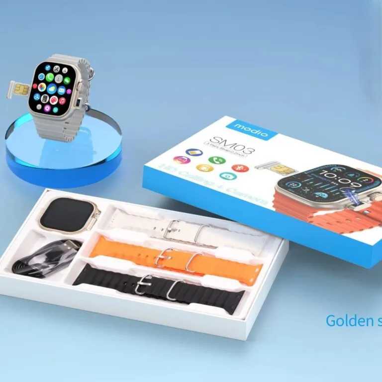 Modio SM03 – Montre Connectée avec Carte SIM , Caméra Et  Appels Autonomes