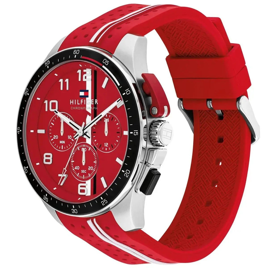 Tommy Hilfiger Bank 1792170 – Montre Homme Racing Chronographe Quartz