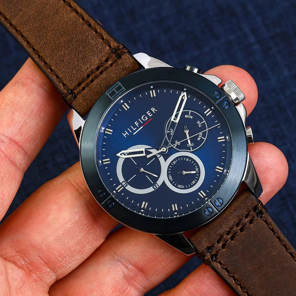 Tommy Hilfiger Harley 1791895 – Montre Homme Quartz  Cuir