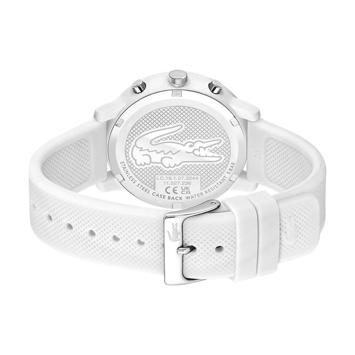 Lacoste 2011246 – Montre Homme Chronographe Quartz avec Bracelet Silicone