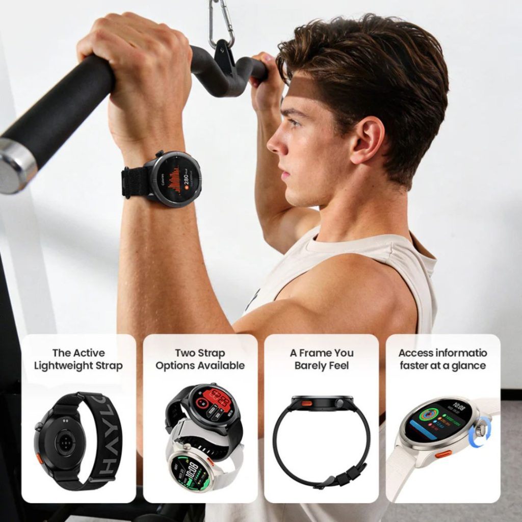 HAYLOU Solar Neo 2 – Smartwatch AMOLED 1.43” AOD  avec Appels Bluetooth