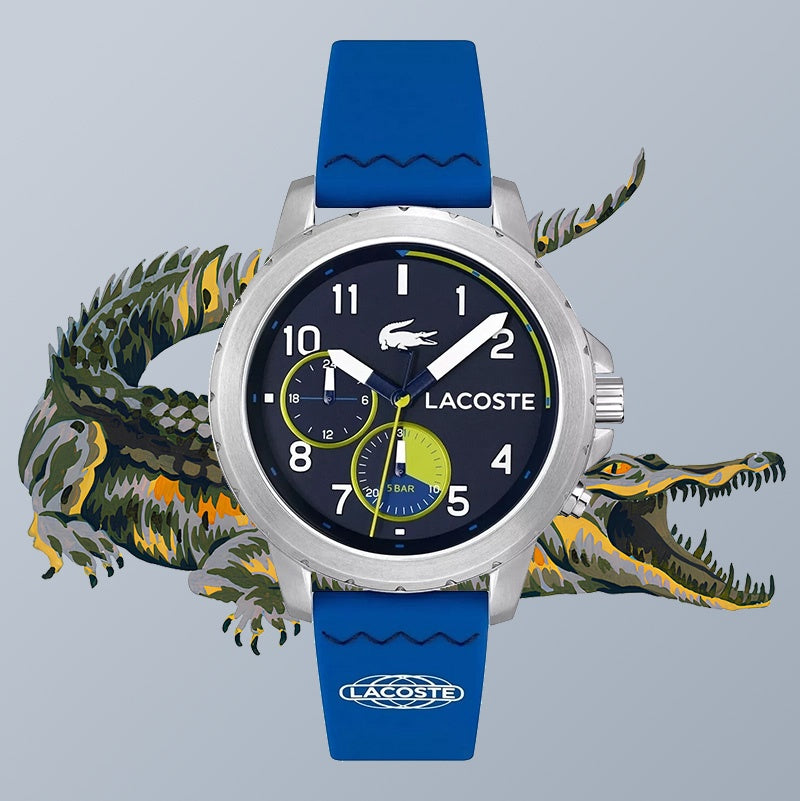 Lacoste Endurance 2011205 – Montre Homme Chronographe Quartz avec Bracelet Silicone