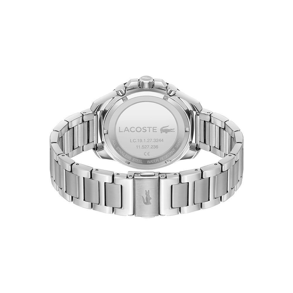 Lacoste 2011342 – Montre Homme Chronographe Quartz 44 mm en Acier Inoxydable