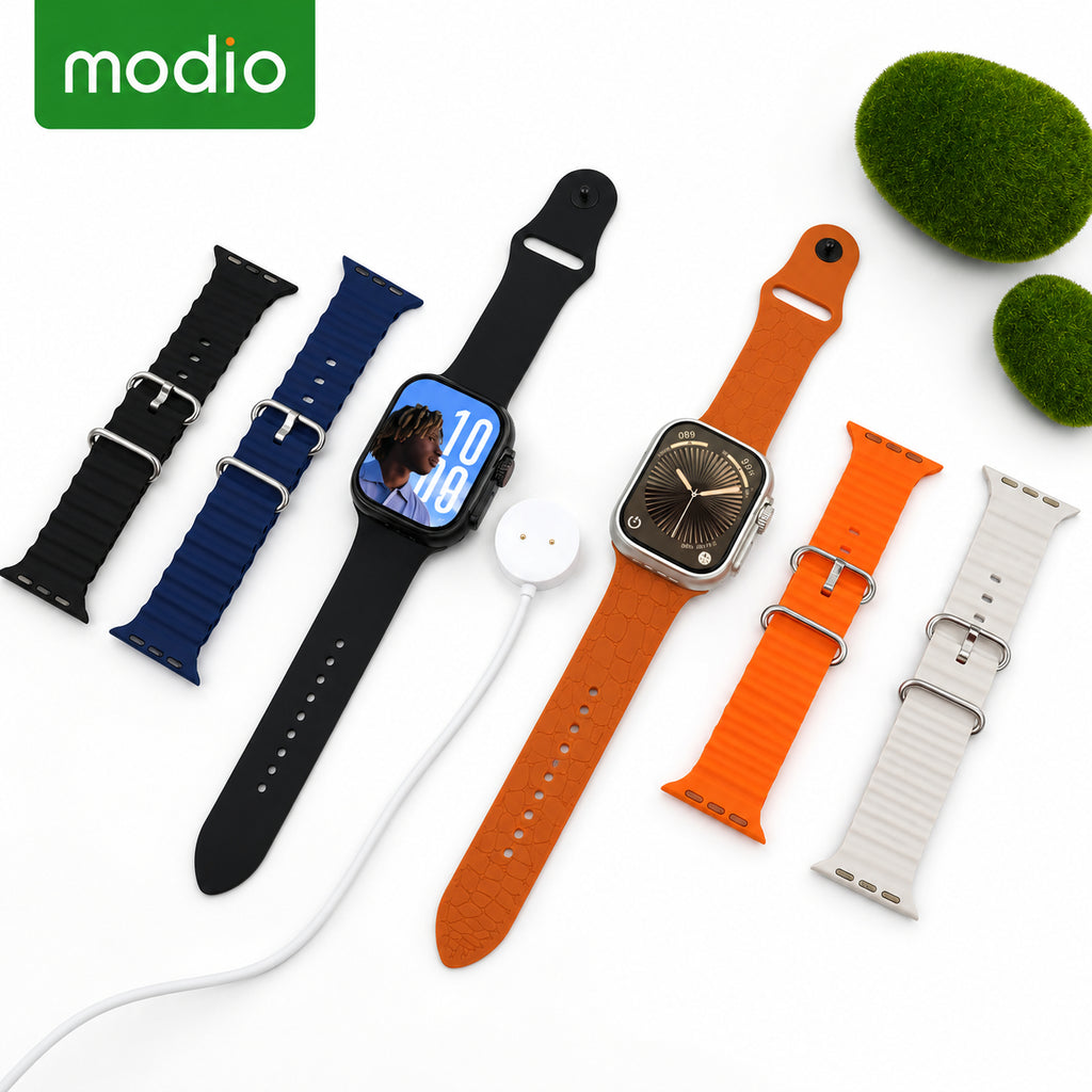 Modio ST13 4G – Smartwatch Avec Sim , Camera Télescopique Avec 3 Bracelets Inclus
