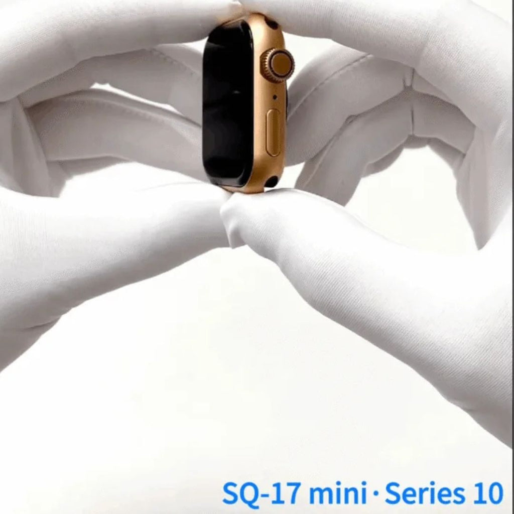 HainoTeko SQ-17 Mini – Smartwatch AMOLED avec Appels Bluetooth et 3 Bracelets Inclus