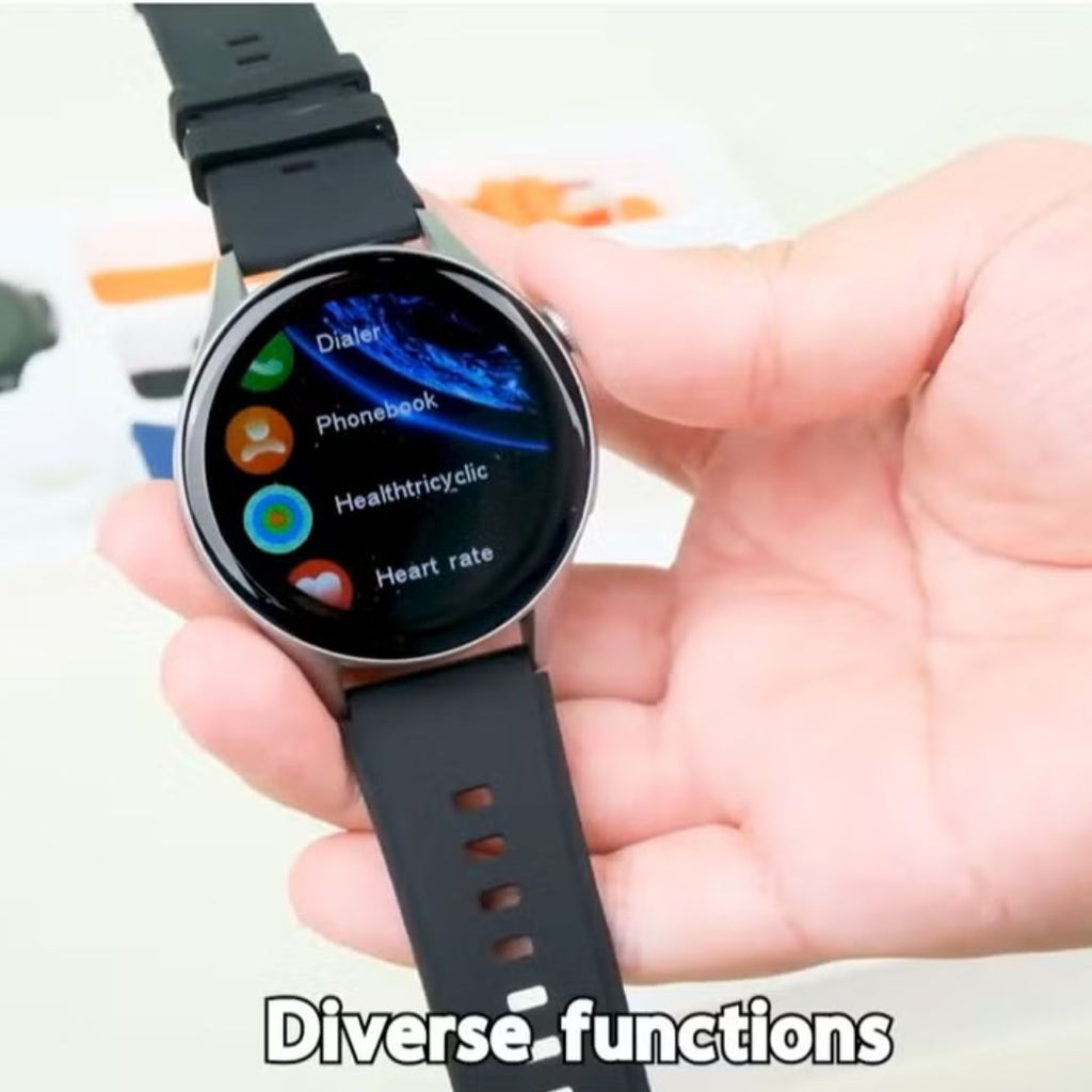 Modio SM07 – Smartwatch 4G avec Carte SIM , Caméra 8 MP Et  3 Bracelets Inclus