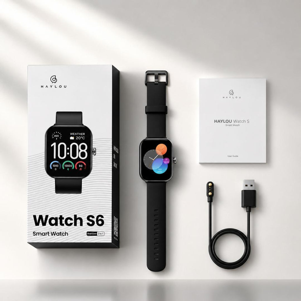 Xiaomi HAYLOU Watch S6 –  Montre Connectée Bluetooth , Écran 2.01" TFT HD , IP68