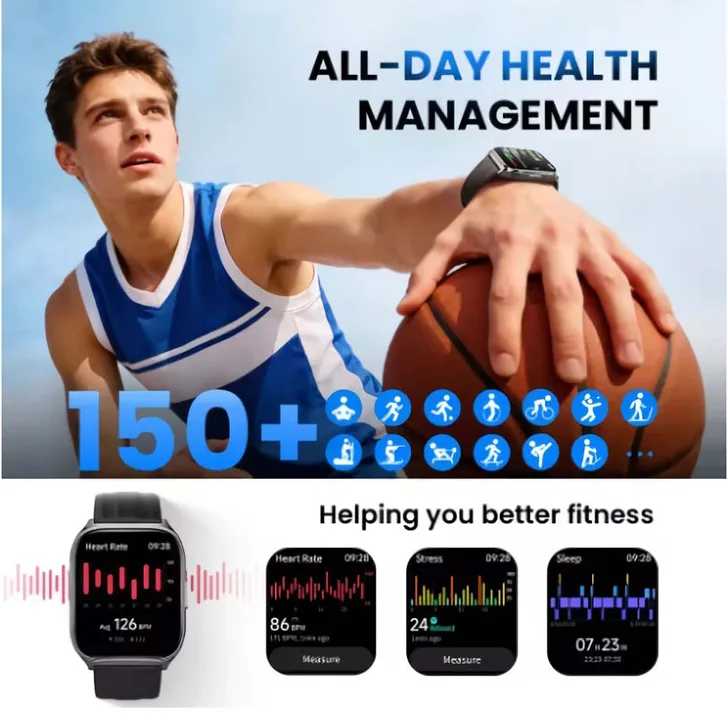 HAYLOU Watch 3 – Smartwatch AMOLED 1,85" , 1 ATM Avec Appels Bluetooth