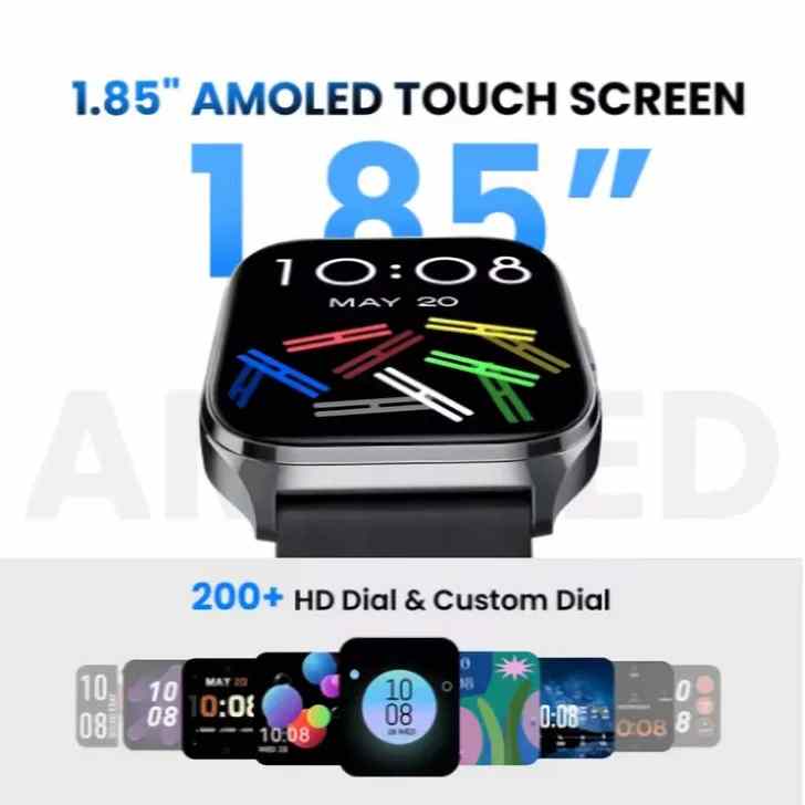 HAYLOU Watch 3 – Smartwatch AMOLED 1,85" , 1 ATM Avec Appels Bluetooth