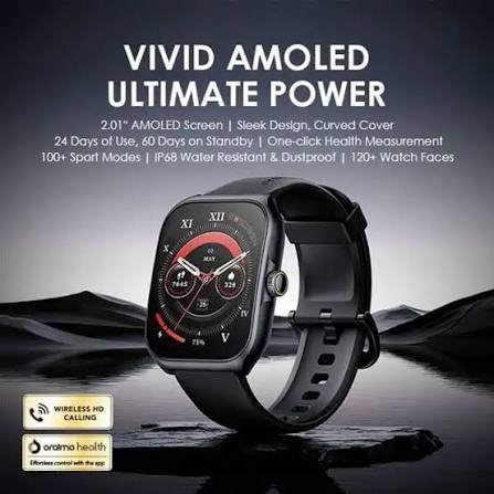 Xiaomi HAYLOU Watch S6 –  Montre Connectée Bluetooth , Écran 2.01" TFT HD , IP68