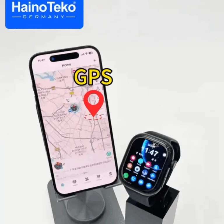 HainoTeko FG-11 – Smartwatch Android 5G ,  GPS , Caméra Rotative ,  4GB + 64GB