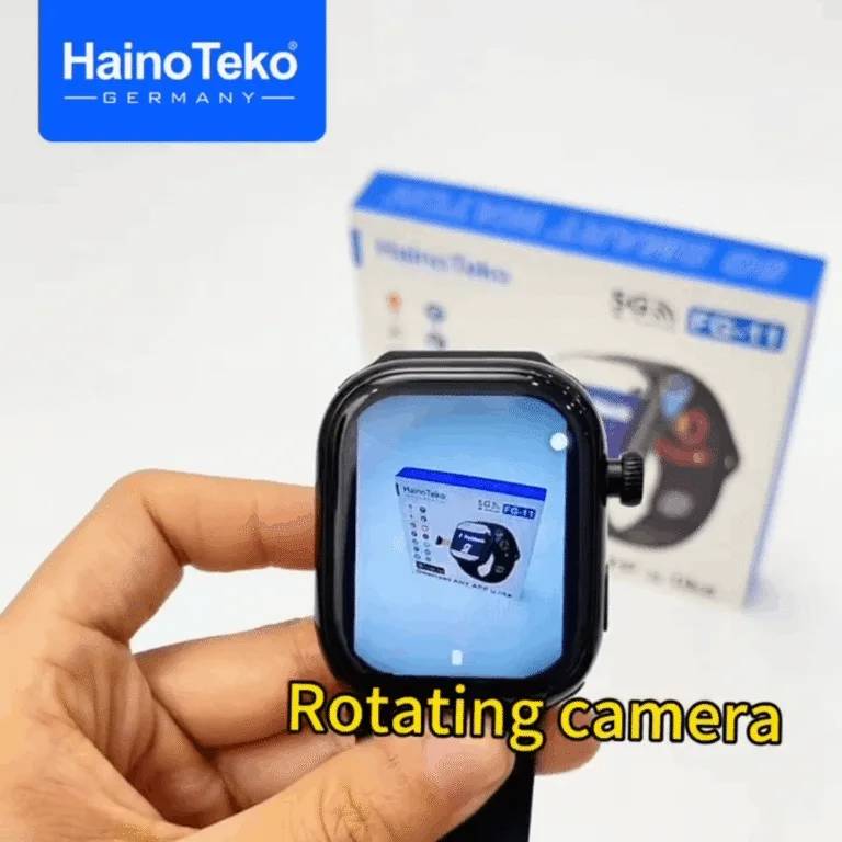 HainoTeko FG-11 – Smartwatch Android 5G ,  GPS , Caméra Rotative ,  4GB + 64GB
