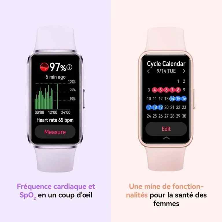 HUAWEI Band 10 – Bracelet Connecté Premium ,100 Modes Sport , Autonomie 14 Jours