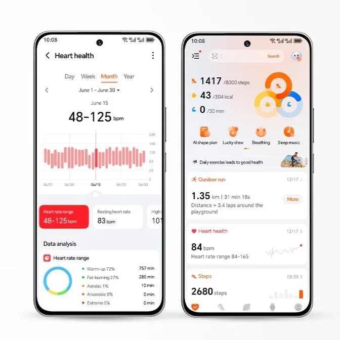 HONOR Watch X5i – Montre Connectée AMOLED 1.97”, Appels Bluetooth ,21 Jours d’Autonomie