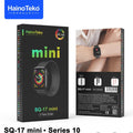 HainoTeko SQ-17 Mini – Smartwatch AMOLED avec Appels Bluetooth et 3 Bracelets Inclus
