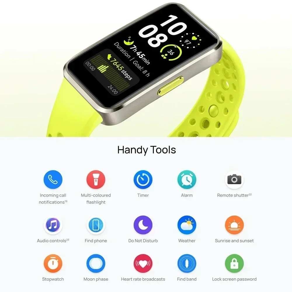 HUAWEI Band 10 – Bracelet Connecté Premium ,100 Modes Sport , Autonomie 14 Jours