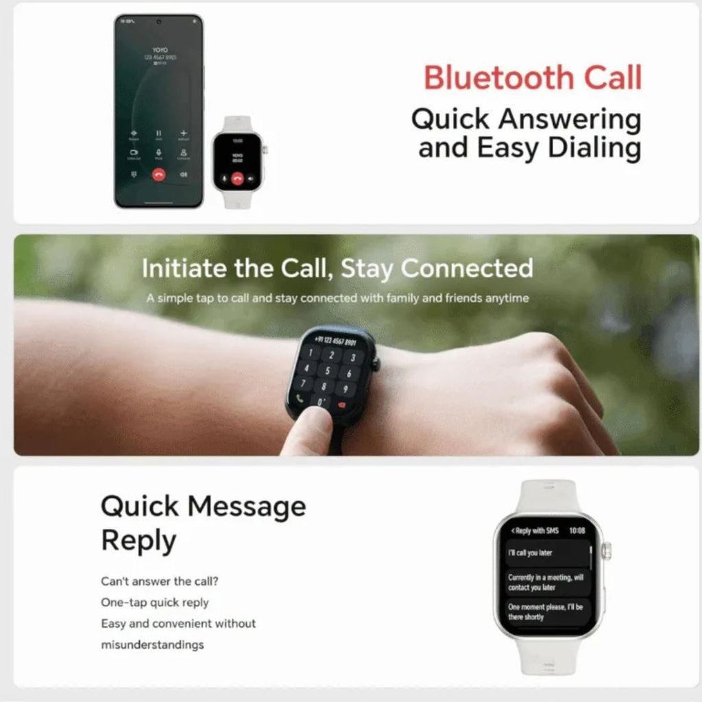 HONOR CHOICE 2i – Smartwatch AMOLED 1,85” , IP68 , Appels Bluetooth Et 14 Jours d’Autonomie