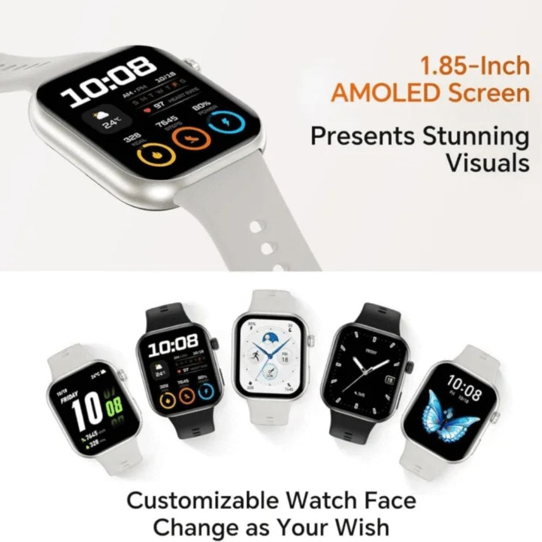 HONOR CHOICE 2i – Smartwatch AMOLED 1,85” , IP68 , Appels Bluetooth Et 14 Jours d’Autonomie