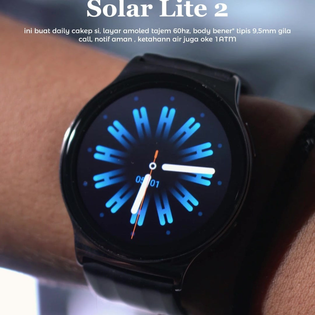 HAYLOU Solar Lite 2 – Smartwatch AMOLED 1,43", Jusqu'à 30 Jours d'Autonomie