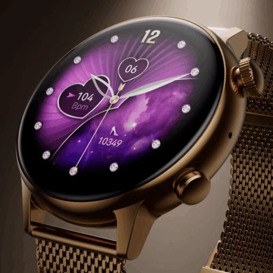 HainoTeko-24 Mini – Smartwatch AMOLED Élégante pour Femme avec Appels Bluetooth