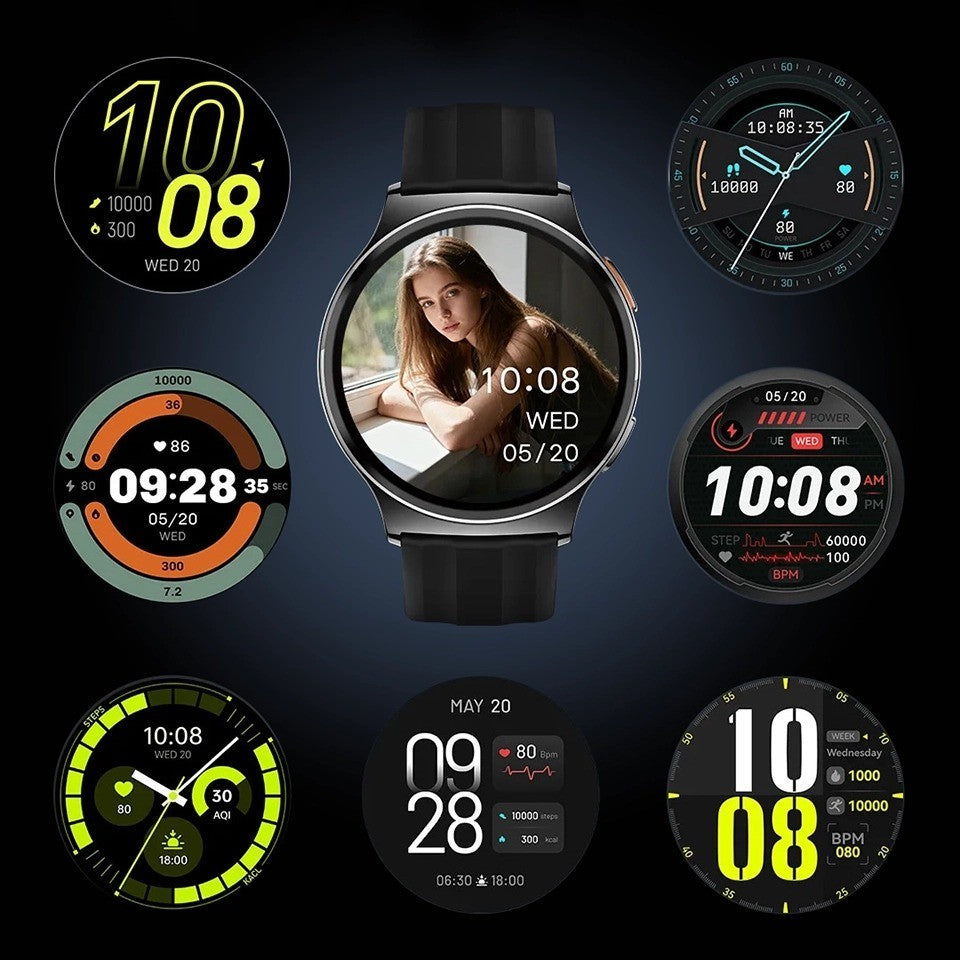 HAYLOU Solar Lite 2 – Smartwatch AMOLED 1,43", Jusqu'à 30 Jours d'Autonomie