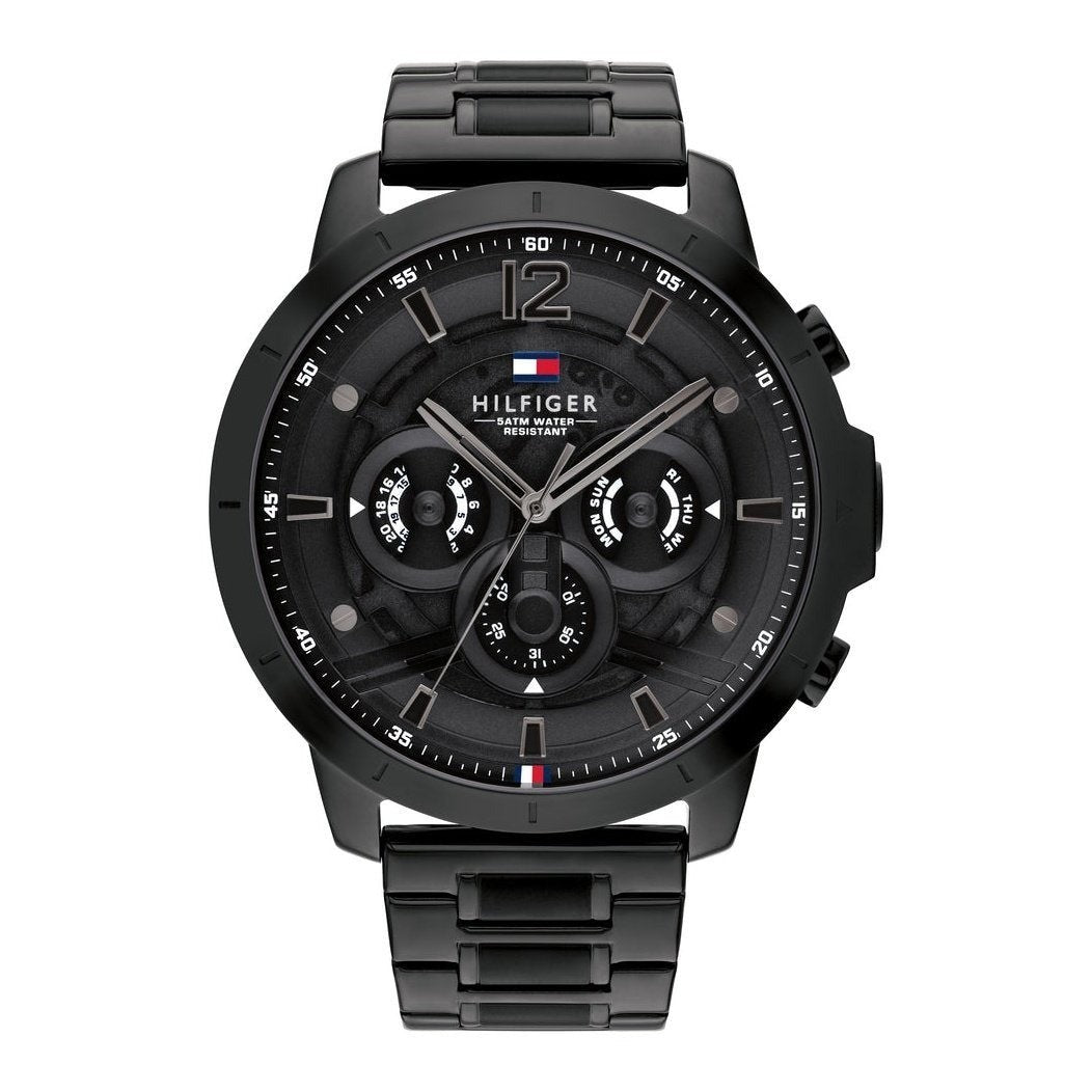 Tommy Hilfiger 1710494 – Montre Homme Multifonction en Acier Inoxydable