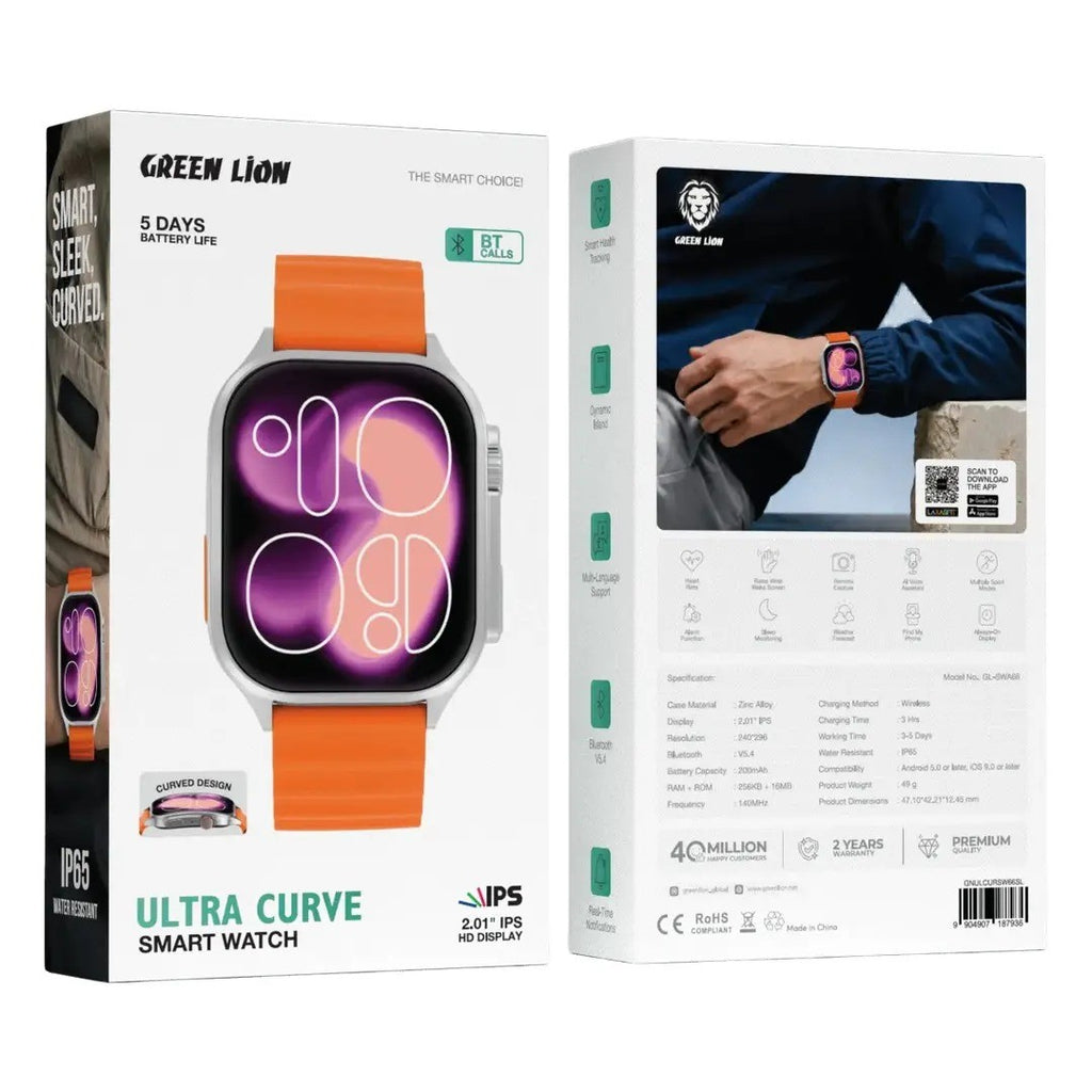 Green Lion Ultra Curve – Montre Connectée IPS 1,52″ et Autonomie jusqu’à 5 Jours