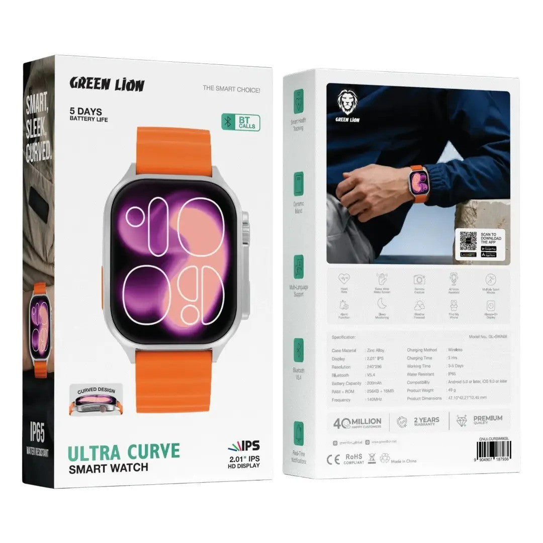 Green Lion Ultra Curve – Montre Connectée IPS 1,52″ et Autonomie jusqu’à 5 Jours