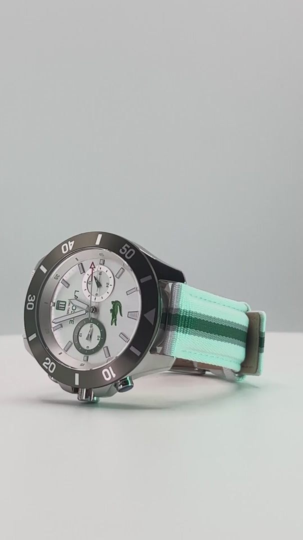 Lacoste Toronga 2011340 – Montre Homme Quartz 44 mm en Acier Inoxydable