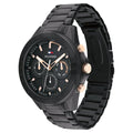Tommy Hilfiger 1791858 – Montre Homme avec Bracelet en Acier Inoxydable Noir